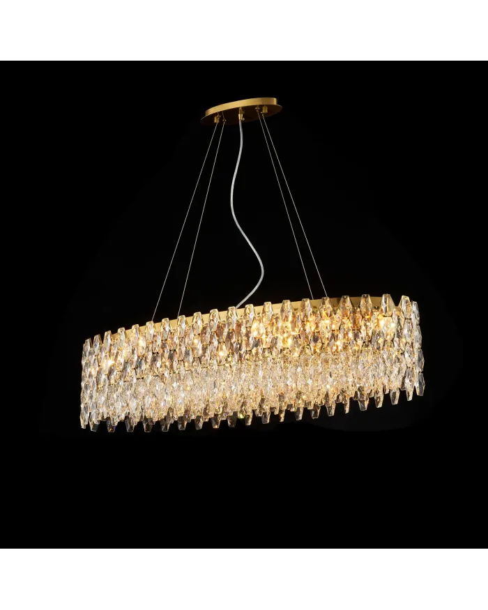 Люстра LLOYD LIGHTING 8109/1000*300 Titanium gold