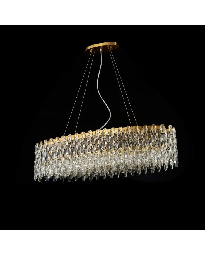 Люстра LLOYD LIGHTING 8109/1000*300 Titanium gold