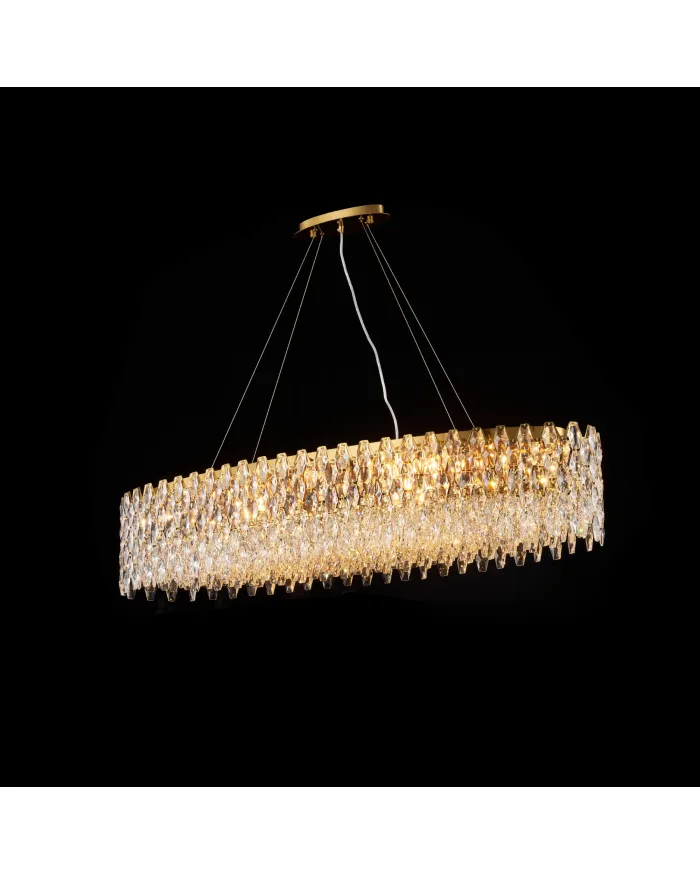 Люстра LLOYD LIGHTING 8109/1200*350 Titanium gold