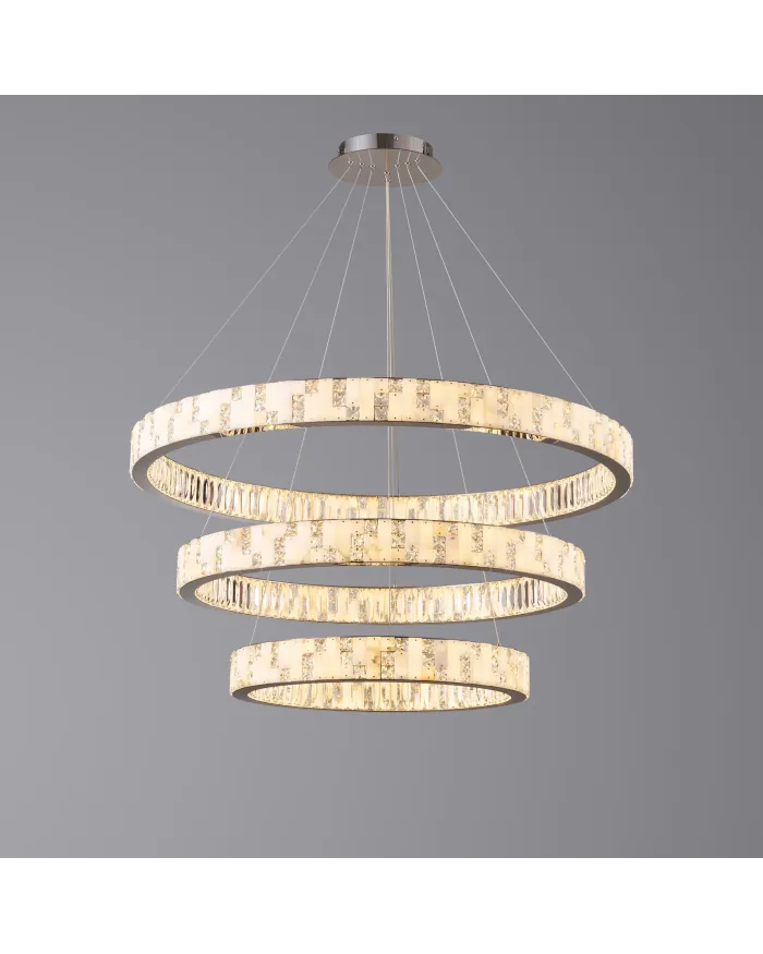 Люстра LLOYD LIGHTING 8123/100+800+600 Chrome (One point)