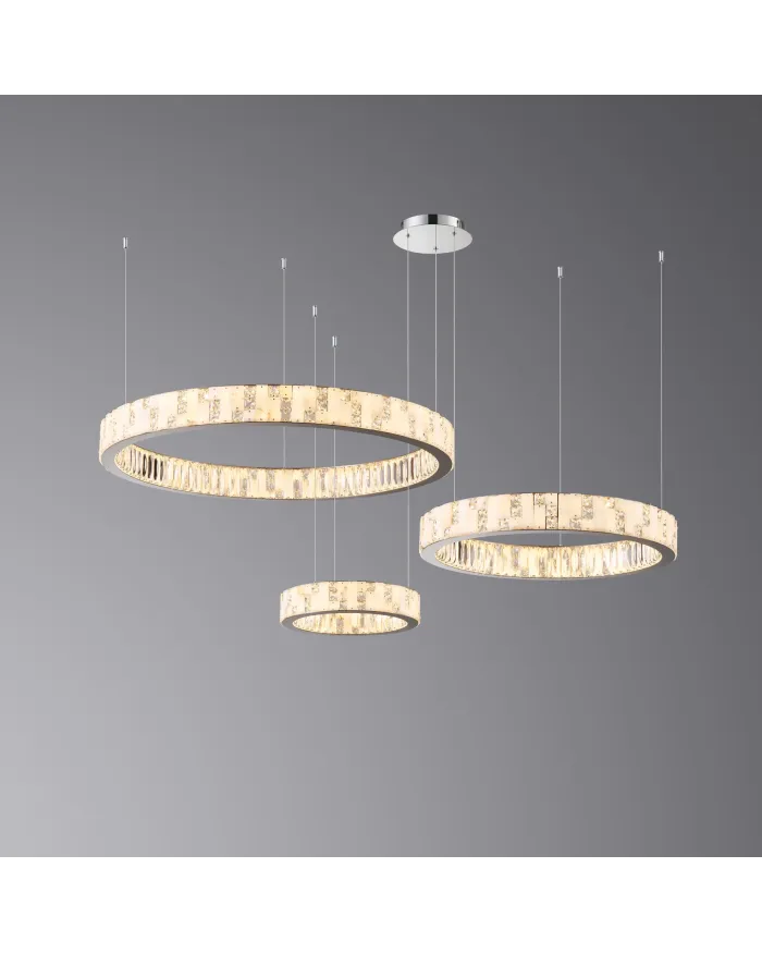 Люстра LLOYD LIGHTING 8123/100+800+600 Chrome (Point fixing)