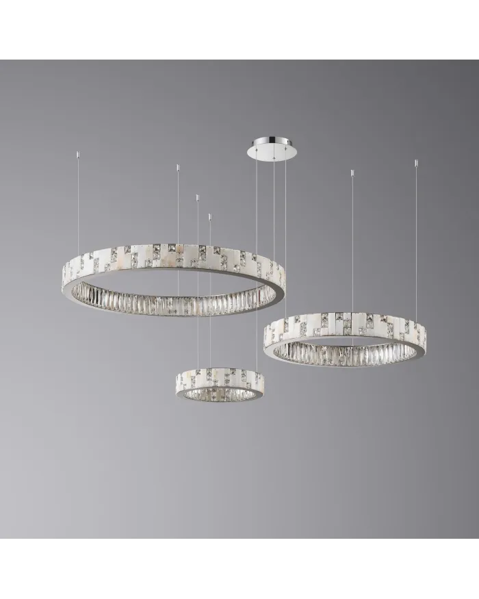 Люстра LLOYD LIGHTING 8123/100+800+600 Chrome (Point fixing)