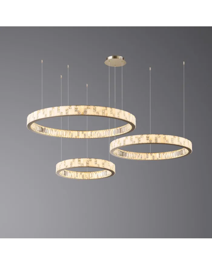 Люстра LLOYD LIGHTING 8123/100+800+600 F-gold (Point fixing)