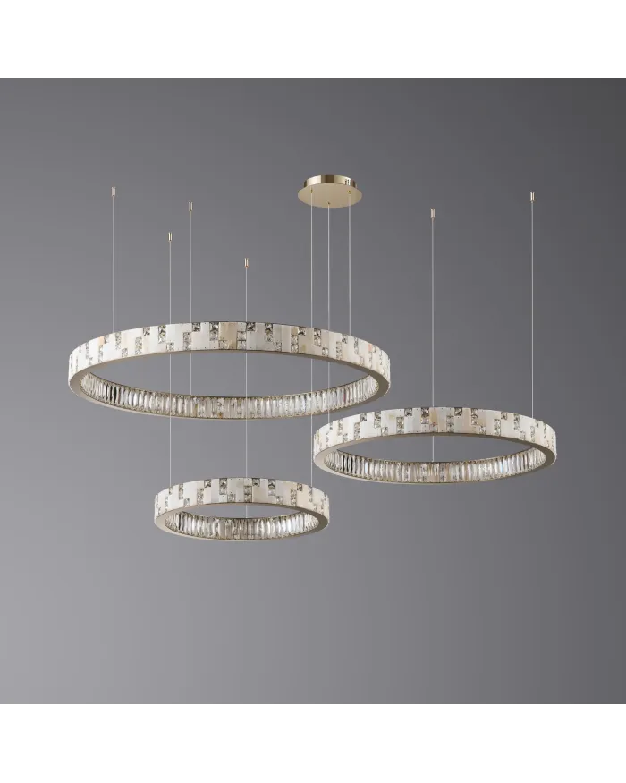 Люстра LLOYD LIGHTING 8123/100+800+600 F-gold (Point fixing)