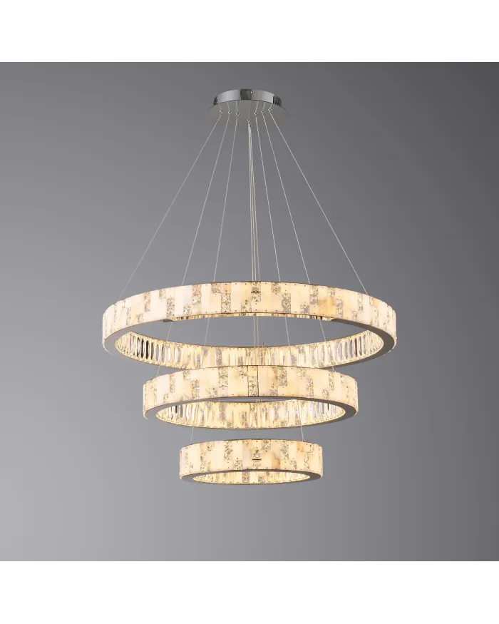 Люстра LLOYD LIGHTING 8123/800+600+400 Chrome (One point)