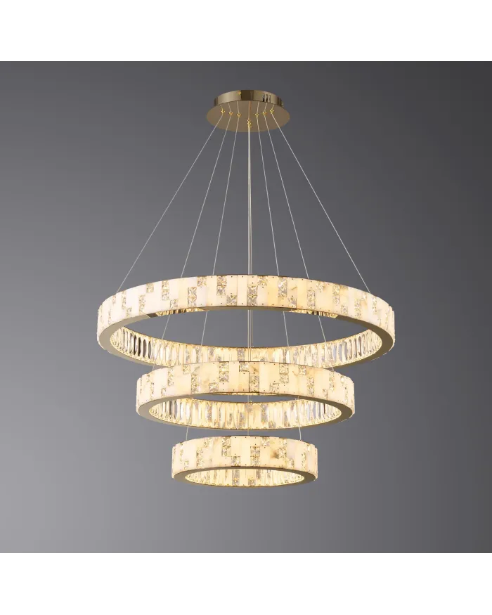 Люстра LLOYD LIGHTING 8123/800+600+400 F-gold (One point)