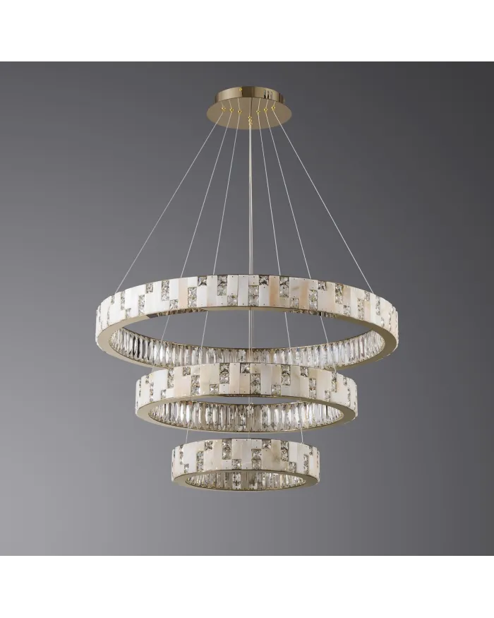 Люстра LLOYD LIGHTING 8123/800+600+400 F-gold (One point)