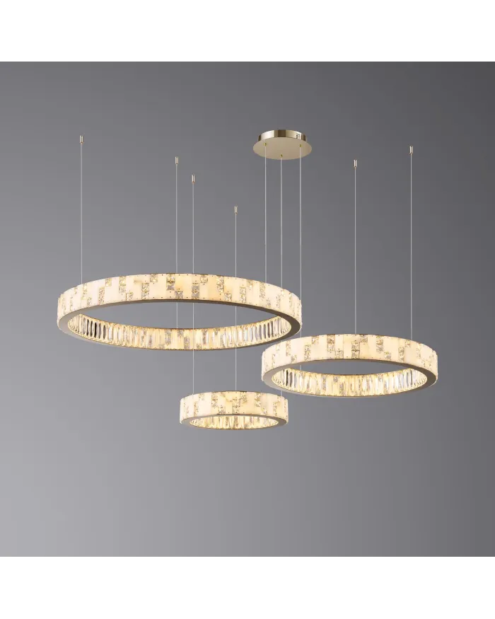 Люстра LLOYD LIGHTING 8123/800+600+400 F-gold (Point fixing)