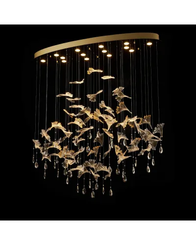 Люстра LLOYD LIGHTING 8125/L1350*W400 F-gold