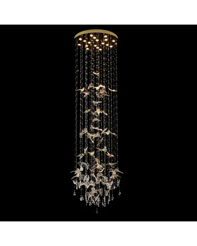 Люстра LLOYD LIGHTING 8125/D800*H3000 F-gold