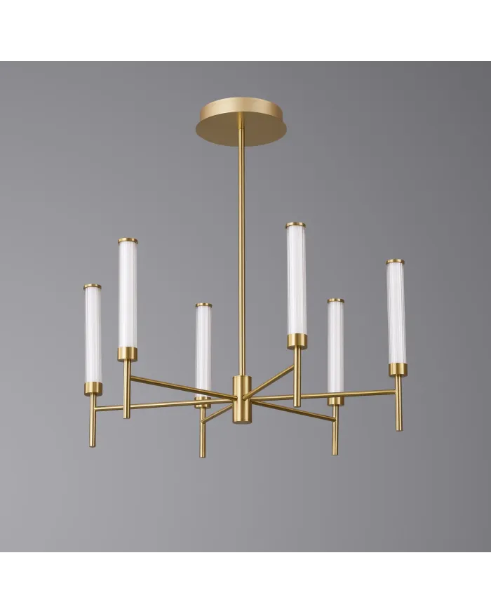 Люстра LLOYD LIGHTING 8308/D6 Brushed brass