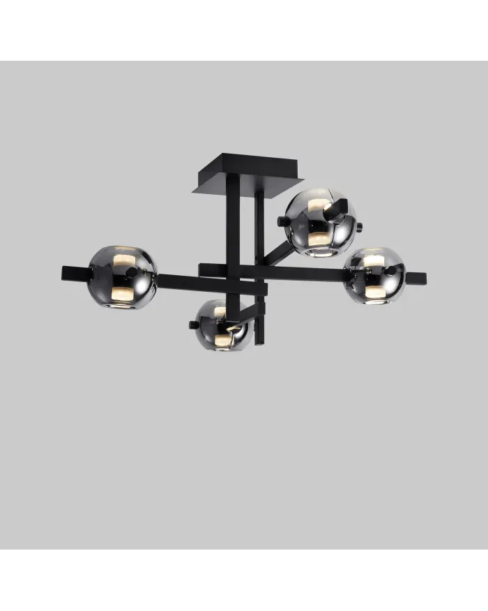 Світильник стельовий LLOYD LIGHTING 8610/4 Black