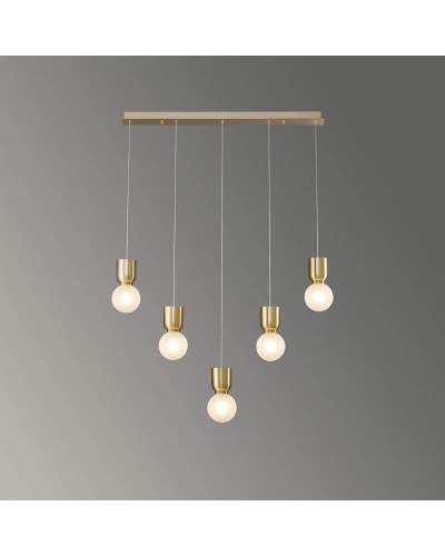 Люстра Este Lighting 8612-5L-Sand gold