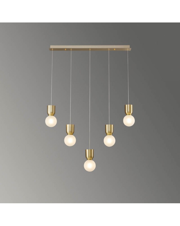 Люстра Este Lighting 8612-5L-Sand gold