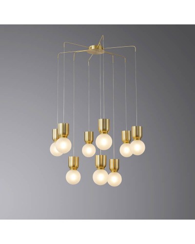 Люстра Este Lighting 8612-9P-Sand gold