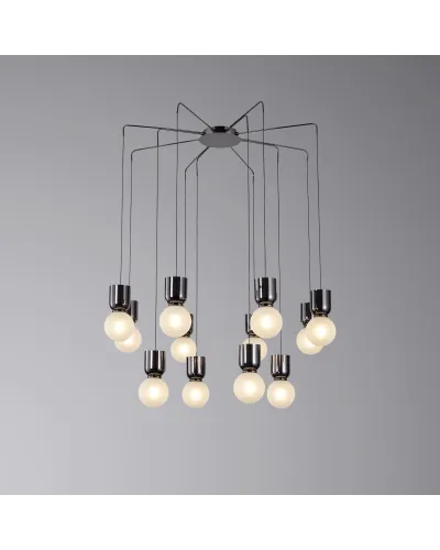 Люстра LLOYD LIGHTING 8612-12P-Black chrome