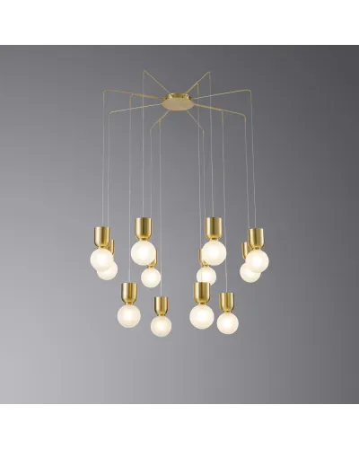 Люстра LLOYD LIGHTING 8612-12P-Sand gold