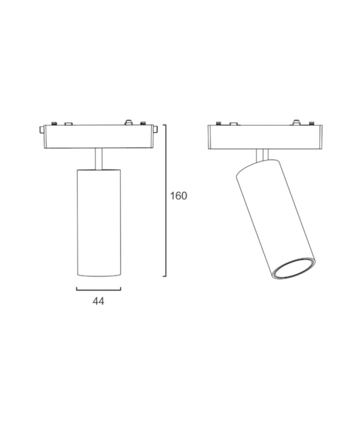 Світильник HILDIS HT2637 для магнітної трекової системи CLICK