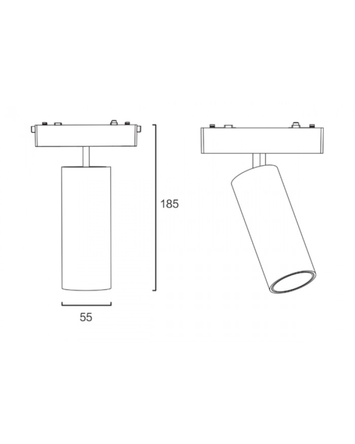 Світильник HILDIS HT2656 для магнітної трекової системи CLICK