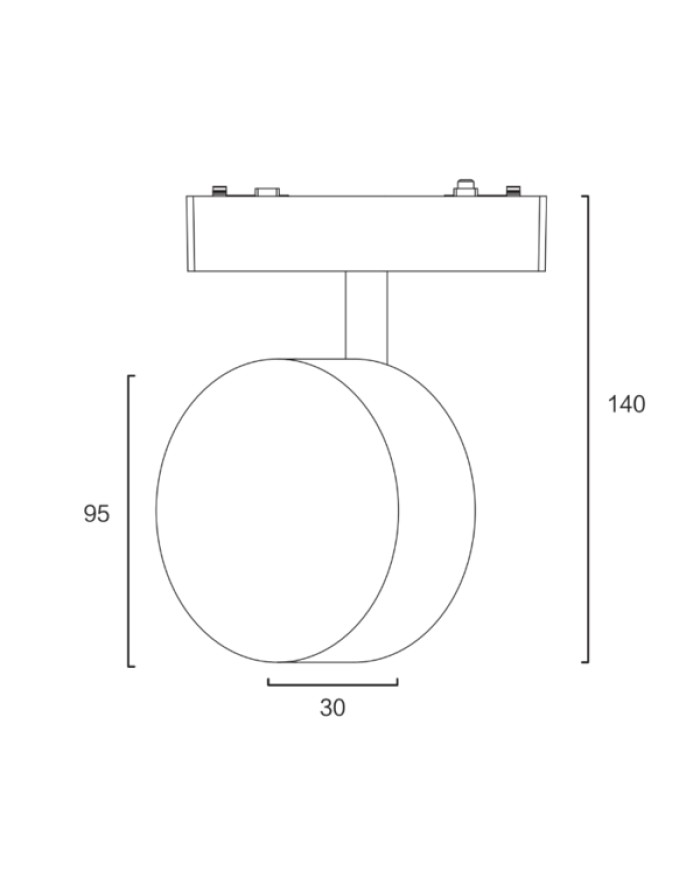 Світильник HILDIS HT2667 для магнітної трекової системи CLICK