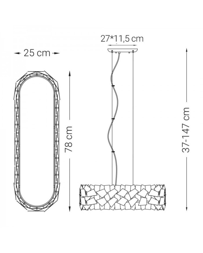 Люстра Lumiart Atelier BL5007 GIA білий