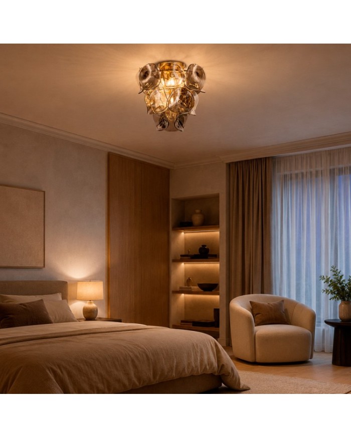 Світильник стельовий Lumiart Atelier BL5023 KAREN золото