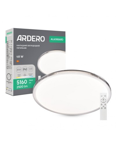 Світильник стельовий Ardero AL6088ARD MODA 48Вт