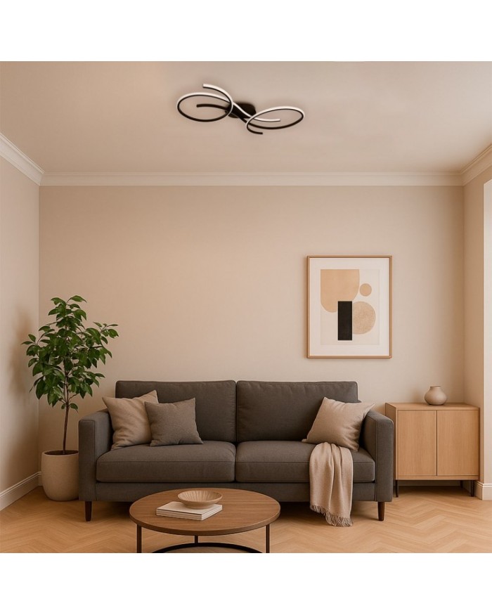 Світильник стельовий Ardero AL6545-1ARD FORCE L 68Вт чорний