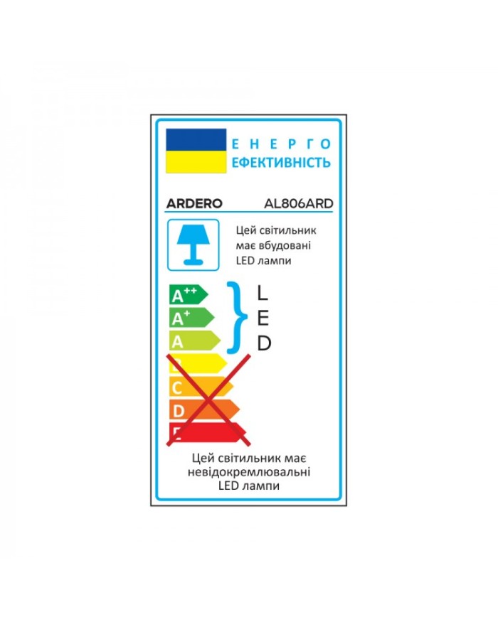 Світильник стельовий Ardero AL806ARD 18W 5000K