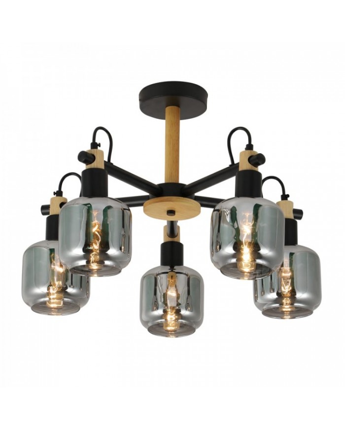 Люстра Ardero BL1450-1 чорний DENVER