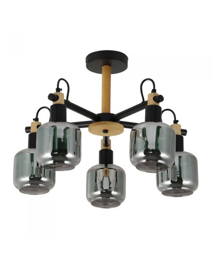 Люстра Ardero BL1450-1 чорний DENVER