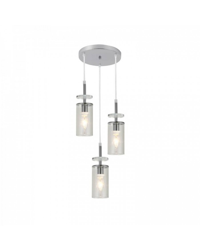 Люстра Ardero BL1733-3 хром CHICAGO