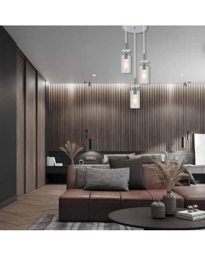 Люстра Ardero BL1733-3 хром CHICAGO
