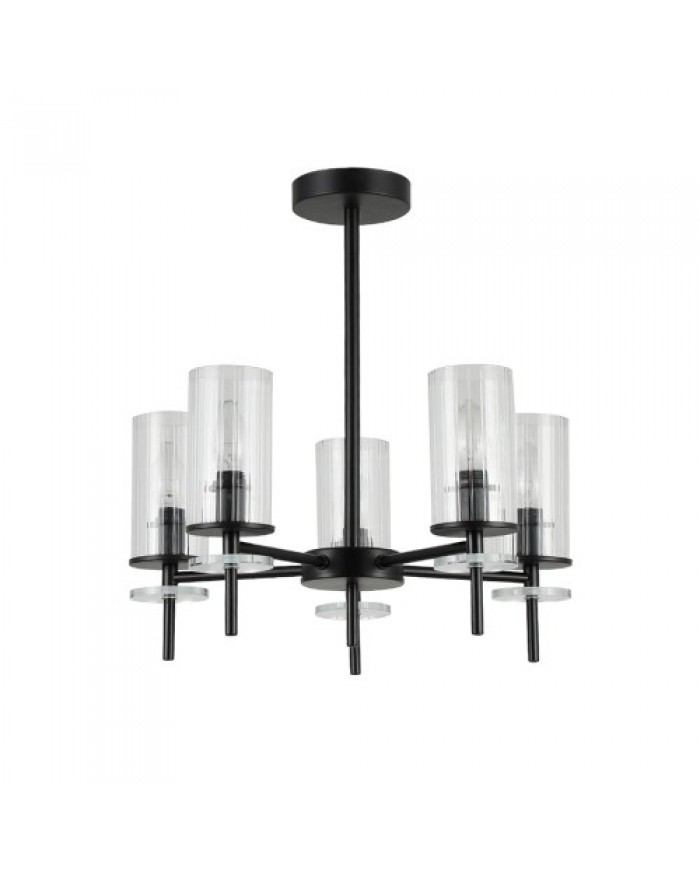 Люстра Ardero BL1750-1 чорний CHICAGO
