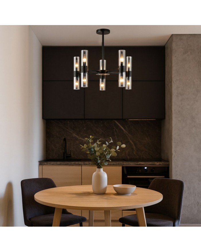 Люстра Ardero BL1850-1 AURORA чорний