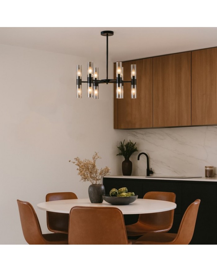 Люстра Ardero BL1860-1 AURORA чорний