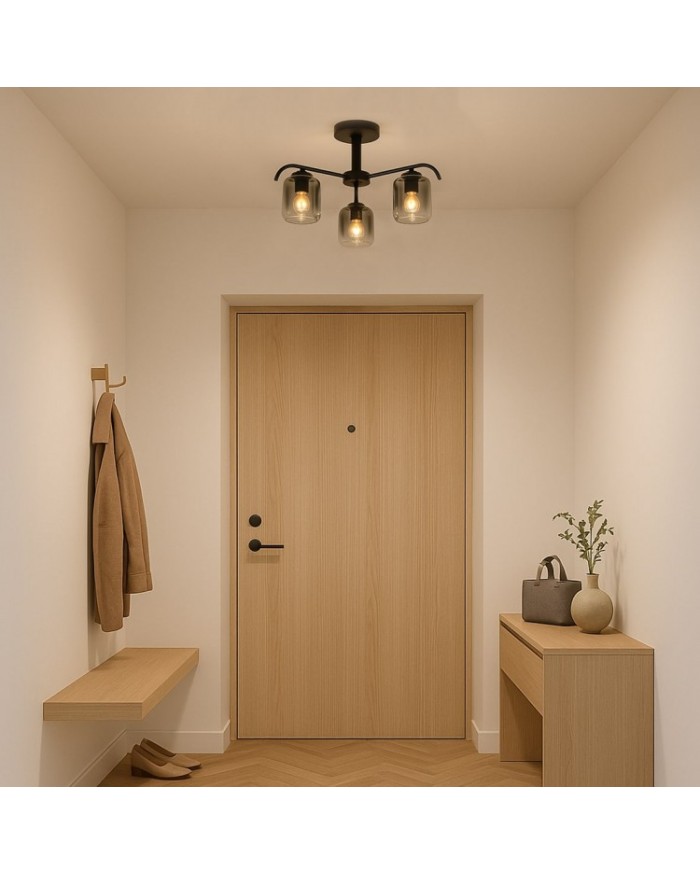 Люстра Ardero BL1930-1 ORLANDO чорний