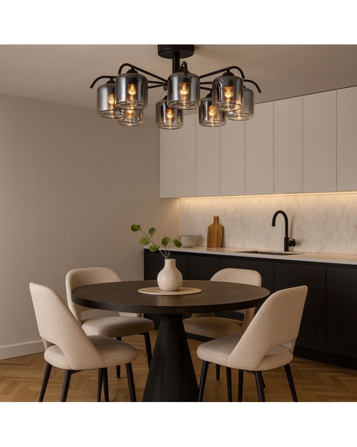 Люстра Ardero BL1980-1 ORLANDO чорний