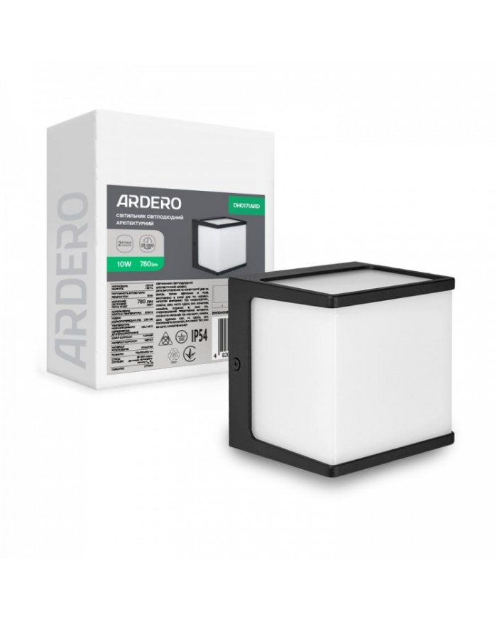 Світильник вуличний Ardero DH0171ARD 10Вт чорний