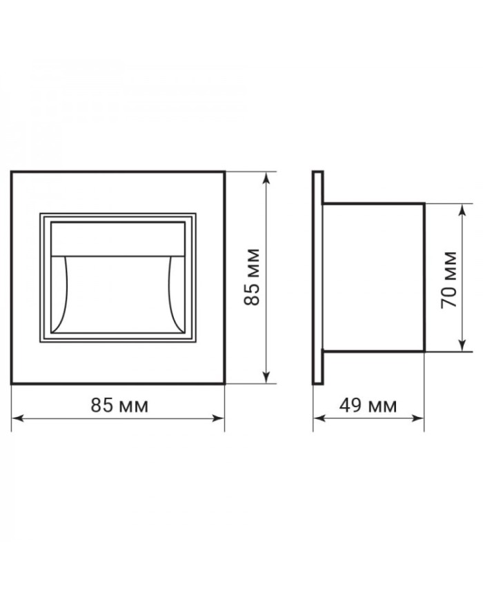 Світильник настінний Ardero DH1010ARD чорний