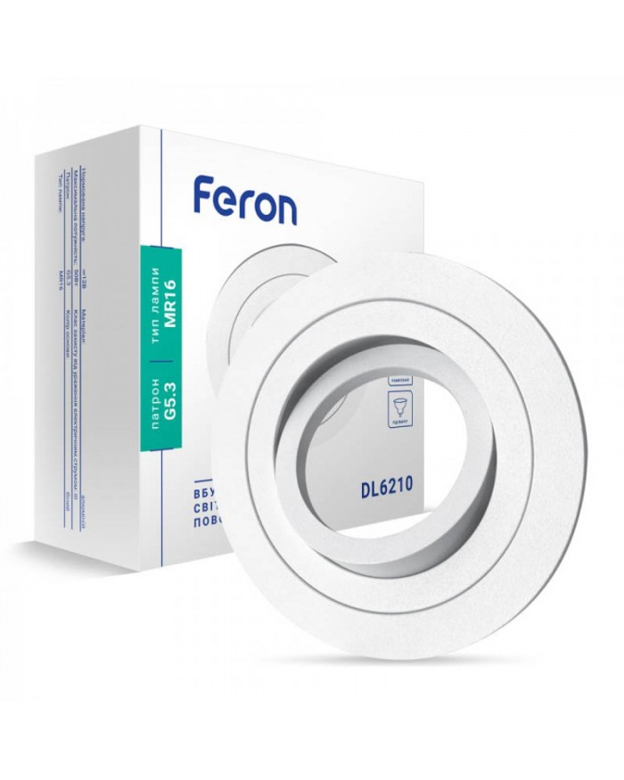 Точковий світильник Feron DL6210 білий