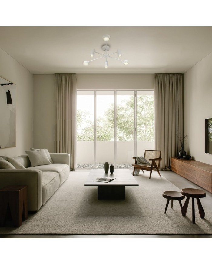 Люстра Ardero ML486-6 під лампу білий