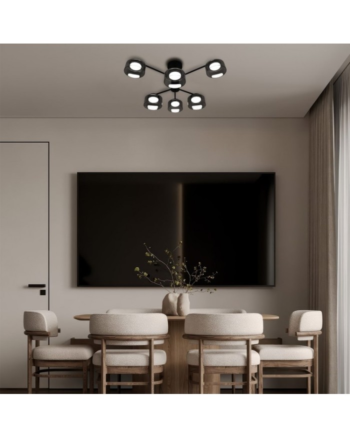 Люстра Ardero ML490-6 під лампу чорний