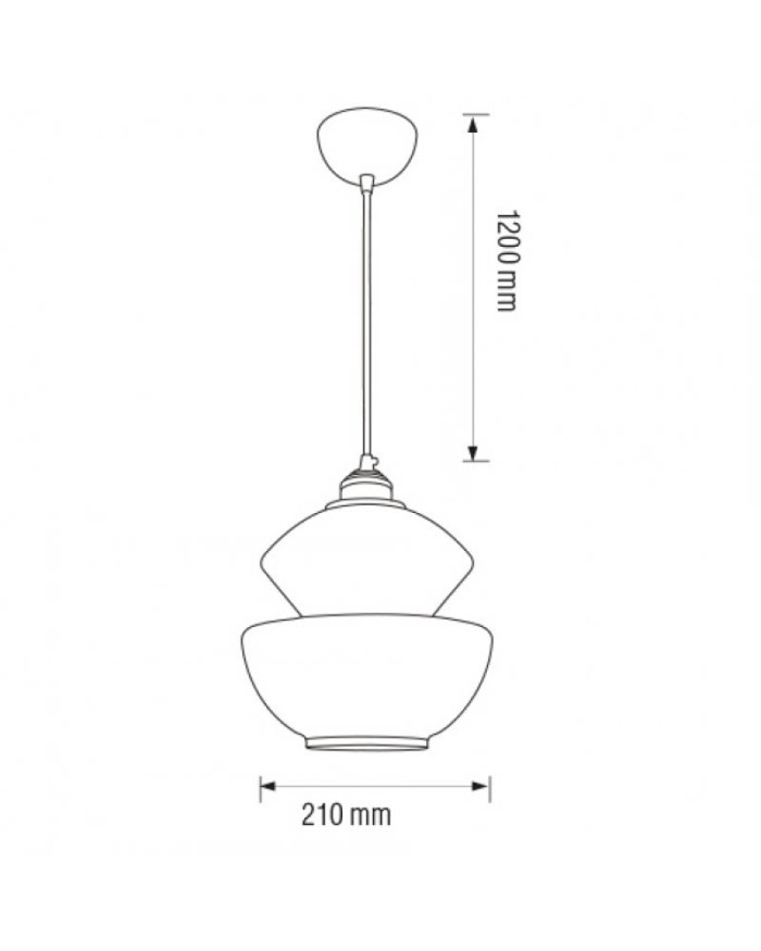 Підвісний світильник Horoz Electric 021 017 0002 HARMONY-2 титановий+мідь