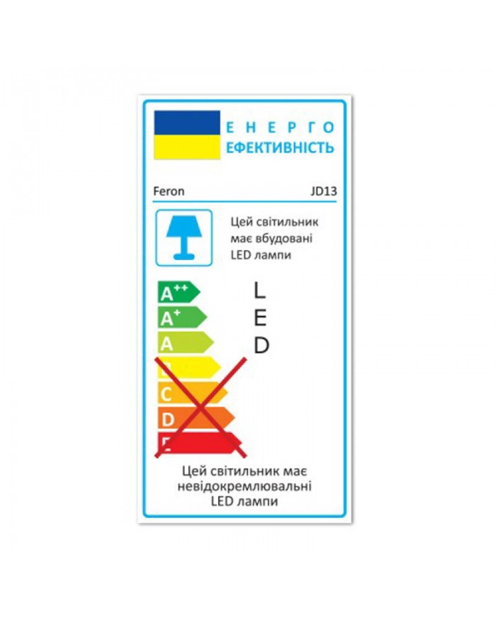 Точковий світильник Feron JD13 білий
