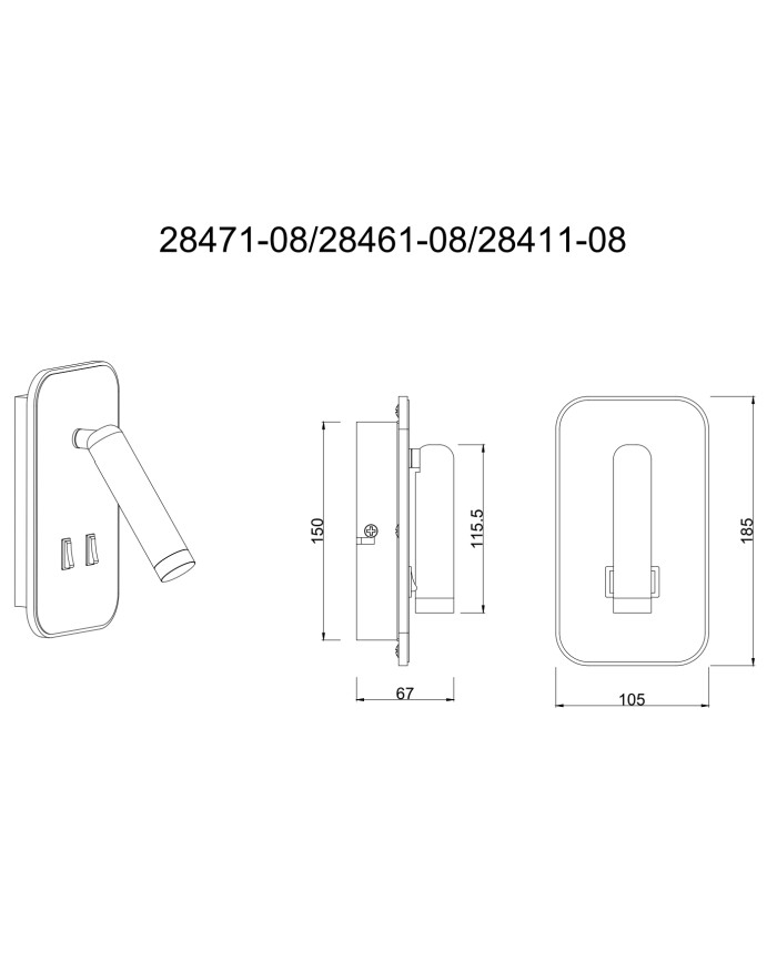 Бра Laguna Lighting 28461-08