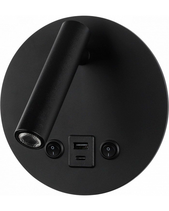 Бра LUMINARIA CHARG 8W BLACK 3000K