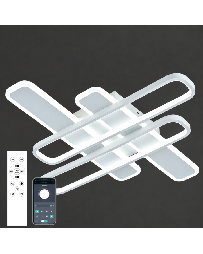 Світильник стельовий LUMINARIA FORMA 95W S560 WHITE (з пультом)