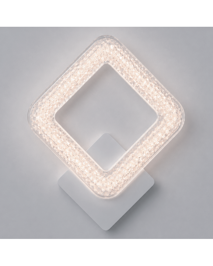 Бра LUMINARIA ICEBERG ROUND 12W S WHITE/ICE (з вимикачем)