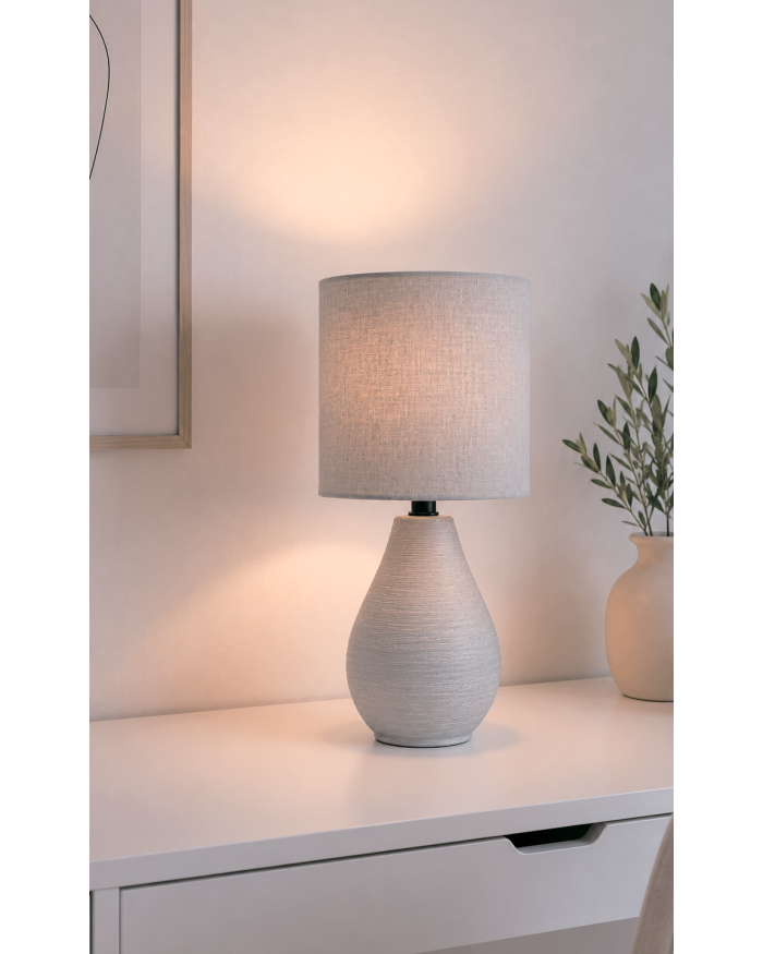 Настільна лампа LUMINARIA LEYA 1xE14 GRAY